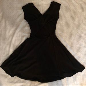 LA HEARTS black skater dress